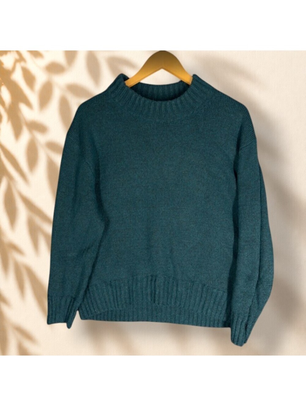 Sonoma Sweater Pullover Women S Small Blue Knit Long Sleeve Crew Neck Soft Cozy